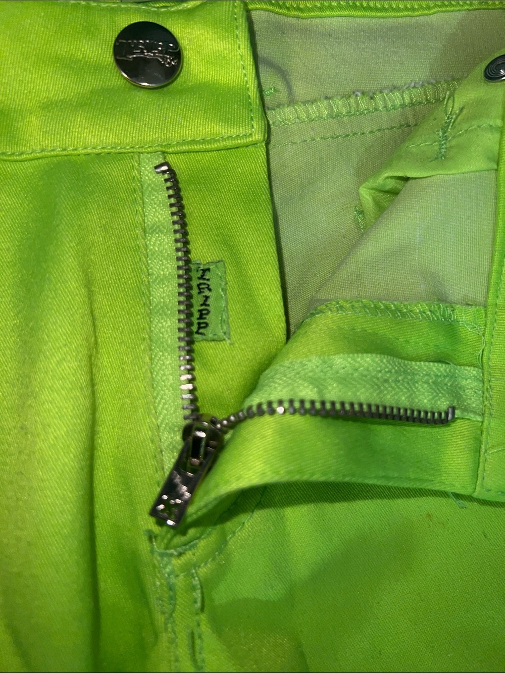 Tripp NYC Neon Lime Skinny Jeans - Picture 5 of 8